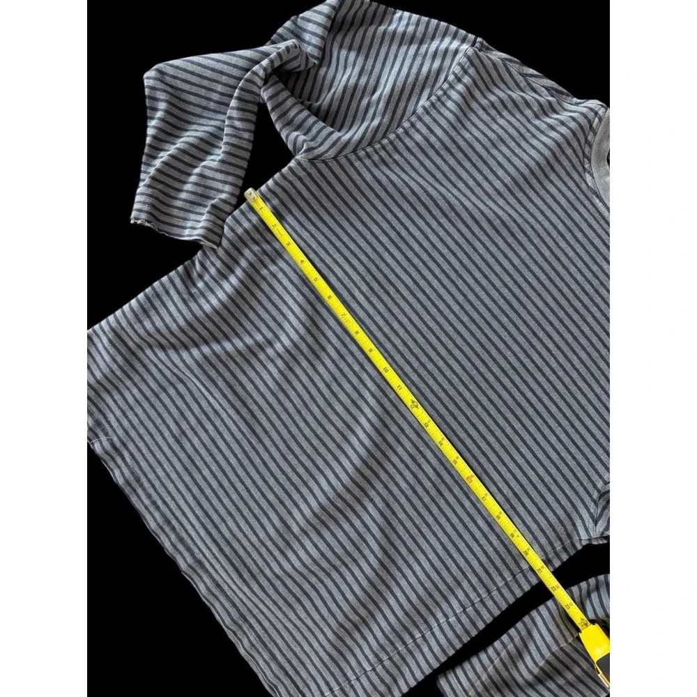 Vintage 90's Banana Republic Pullover‎ Sweater Medium Striped Distressed Cotton